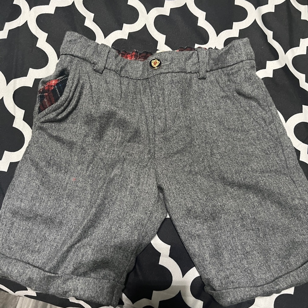 Gucci Gray Wool Blend Shorts